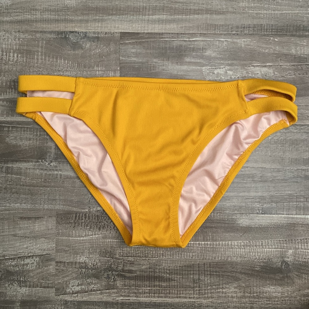 Shade & Shore Ribbed Cheeky Hipster Bikini Bottom Low Coverage various sizes NEW